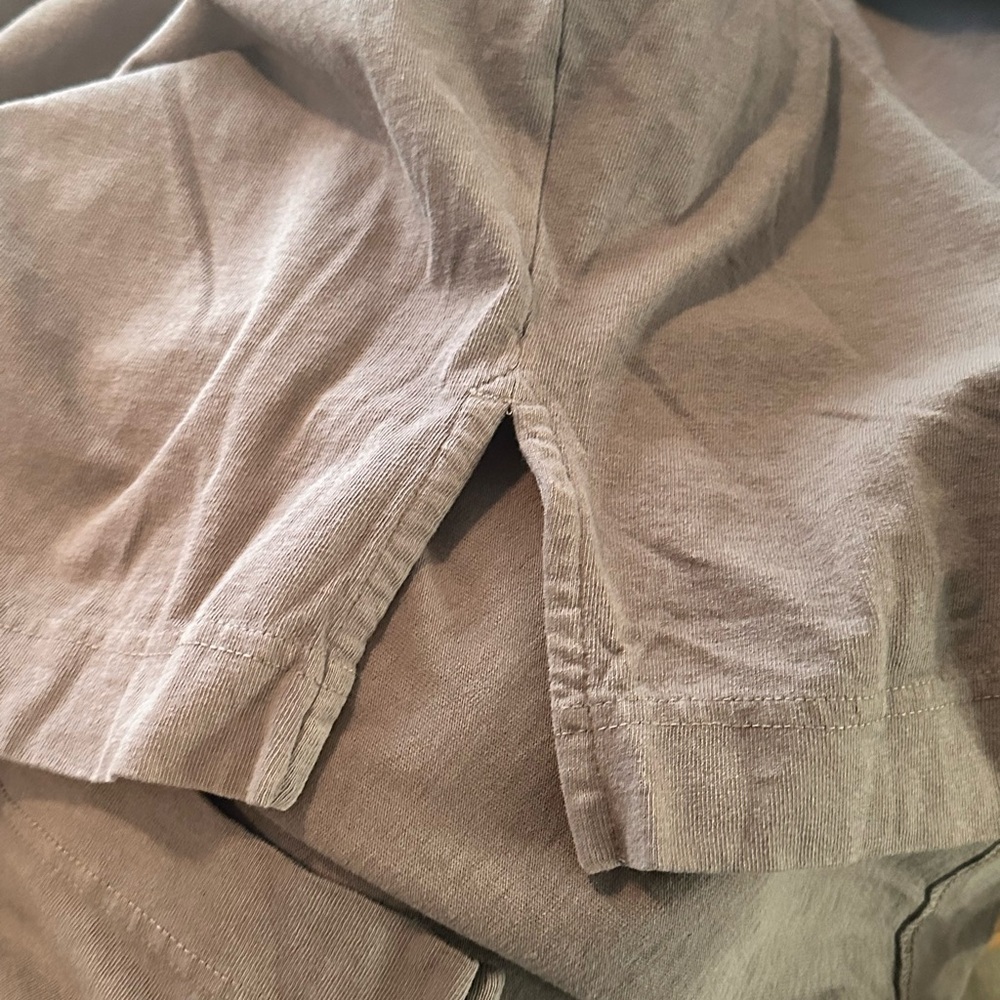 Free People Intimately NWOT Long Sleeve Crewneck Tee Gray Women’s Size XS - Picture 4 of 6